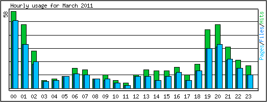 Hourly usage