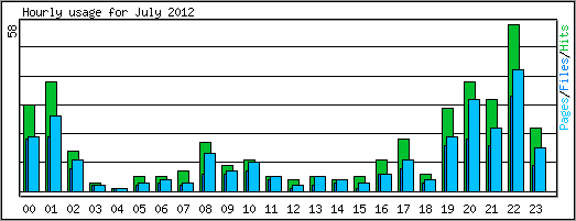 Hourly usage