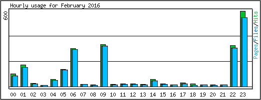 Hourly usage