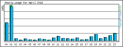 Hourly usage