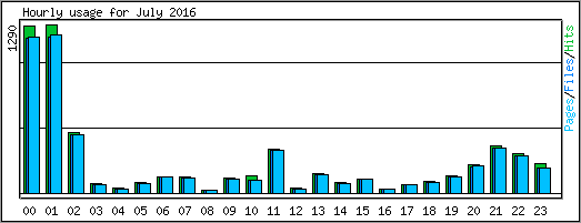 Hourly usage