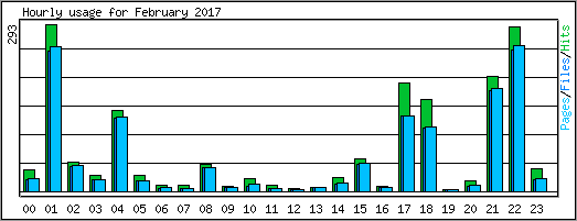 Hourly usage