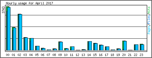 Hourly usage